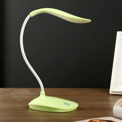 Светильник настольный светодиодный 220В USB 7Вт Зеленая фото Светильник настольный светодиодный 220В USB 7Вт Зеленая картинка